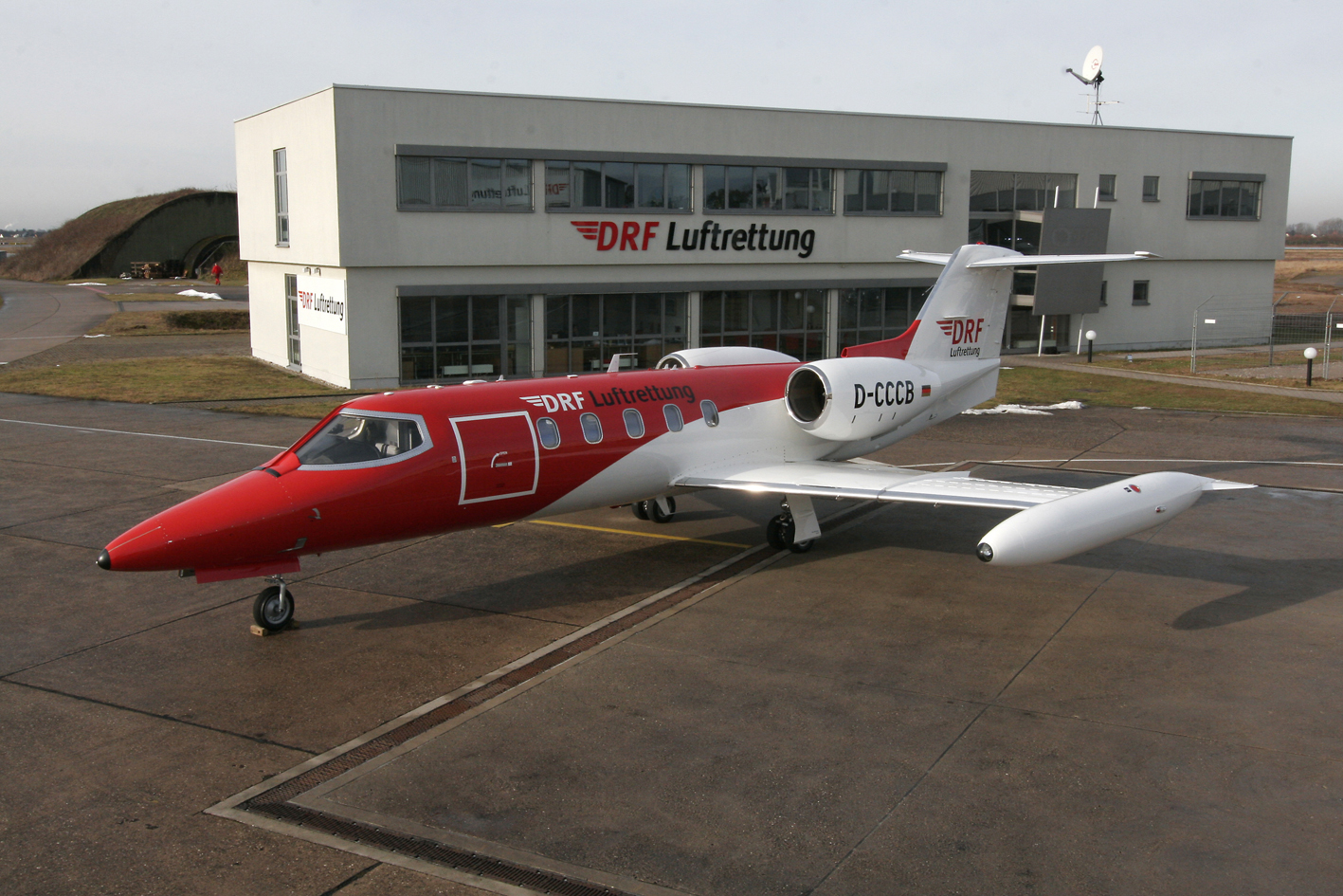 Patiententransport der DRF Luftrettung...