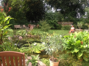 …auch mitten in der Stadt gibt es schöne Orte zum Verweilen und Entspannen...