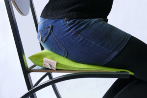 ...hier wird die Korrektur des Sitzwinkels deutlich...